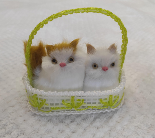 Котики в корзинке со звуком во Алдане фото 4